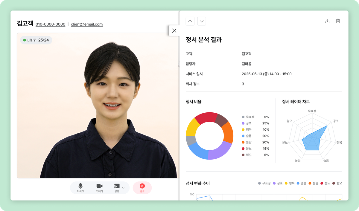 🧠 상담 중 감정 상태까지 확인할 수 있다고요?